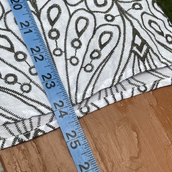 Loft cotton embroidered high neck blouse - Picture 8 of 9